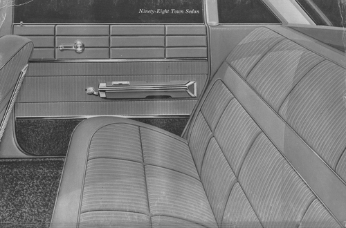 1961 Oldsmobile Ninety-Eight 4-Door Town Sedan Trim 364 Complete Interior