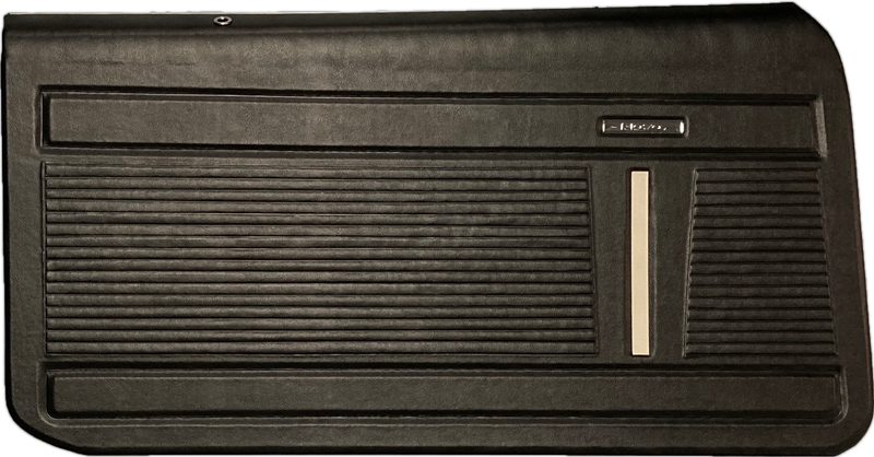 1970 Chevrolet Nova Coupe Standard Interior front door panel - black