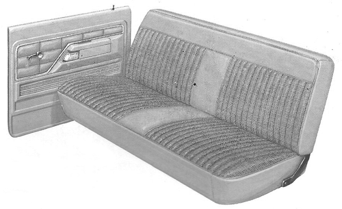 1977 Ford Ranger Pickup Trim EA Complete Interior