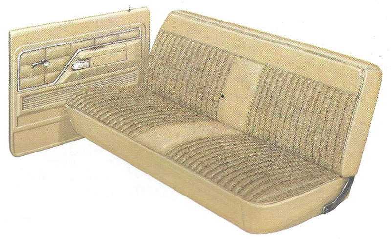 1977 Ford Ranger Pickup Trim EU Complete Interior