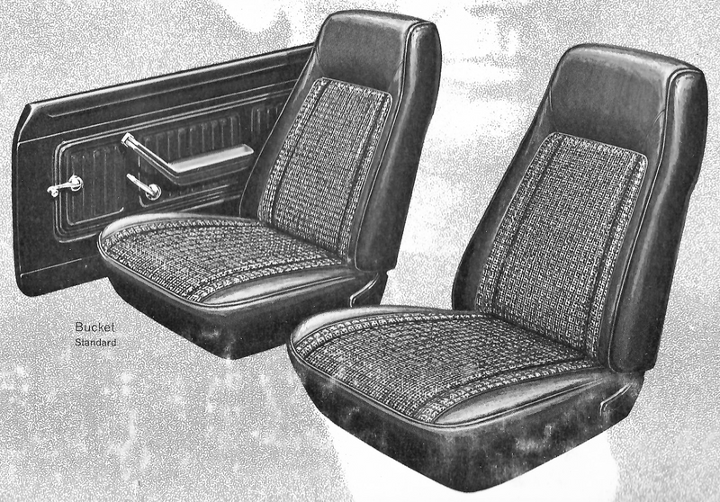 1976 Ford Pinto 2-Door Sedan Trim GB Complete Interior