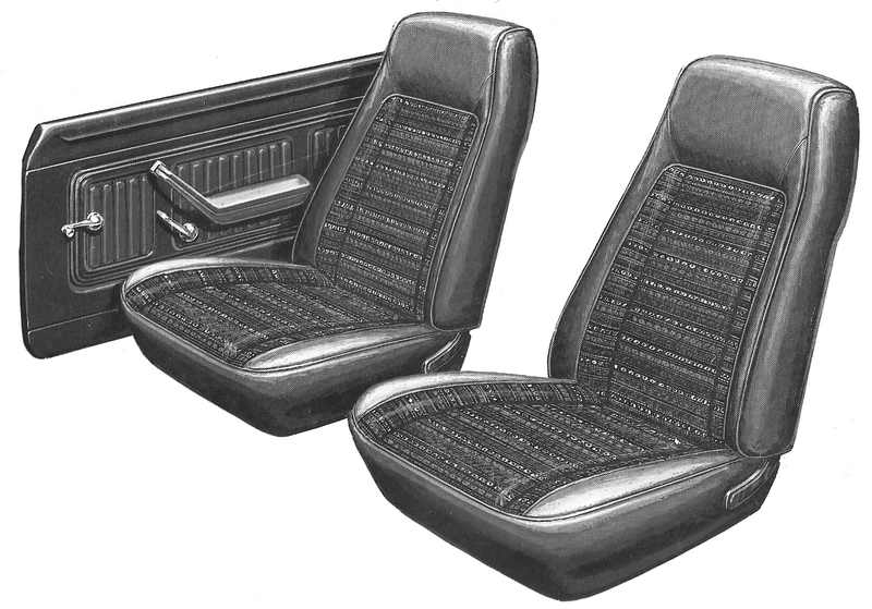 1977 Ford Pinto 2-Door Sedan Trim GT Complete Interior