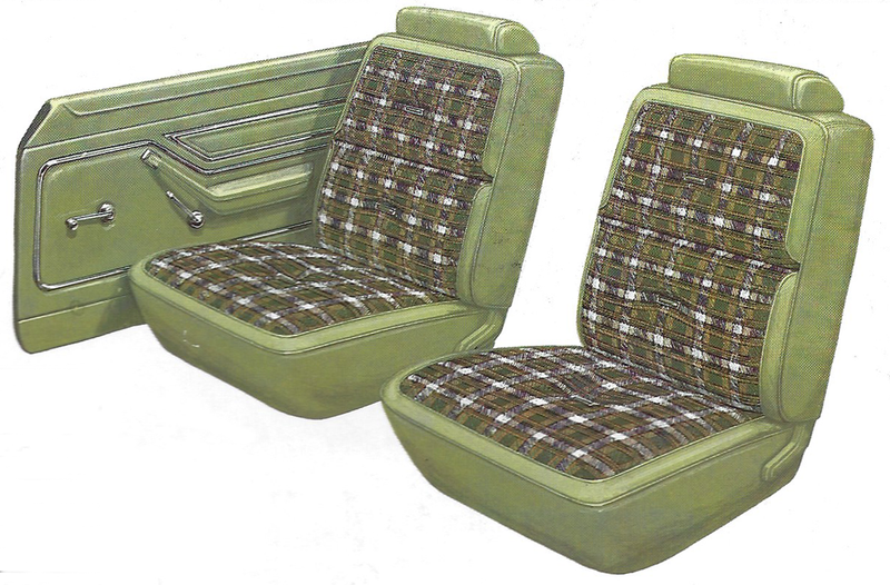 1977 Ford Pinto 3-Door Runabout Trim DG Complete Interior