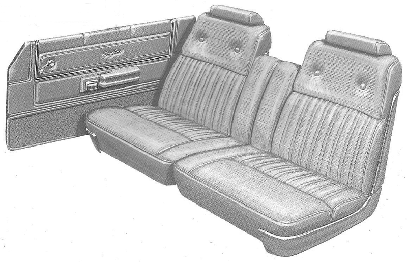 1977 Ford Ranchero 500 Pickup Trim ET Complete Interior
