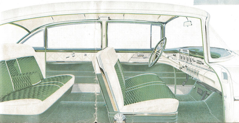 1955 Buick Roadmaster 4-Door Sedan Trim 76 Complete Interior