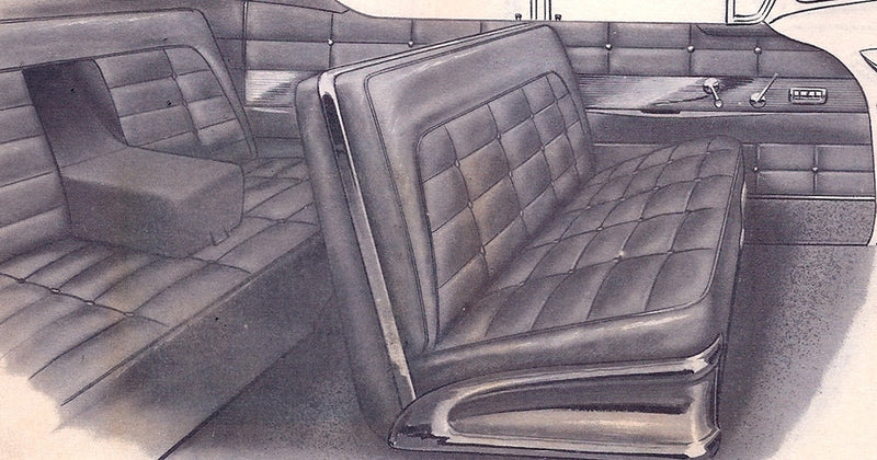 1957 Buick Roadmaster 75 4-Door Hardtop Trim 733 Complete Interior