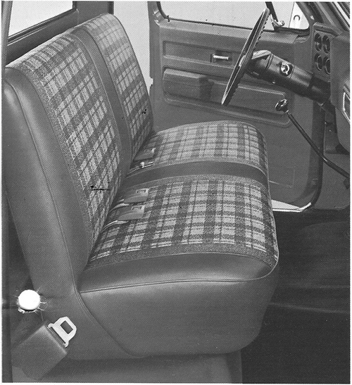1975 GMC Sierra Pickup Trim VDD1 Complete Interior
