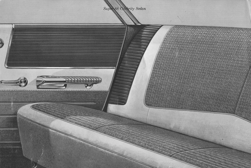 1961 Oldsmobile Super 88 Celebrity 4-Door Sedan Trim 335 Complete Interior