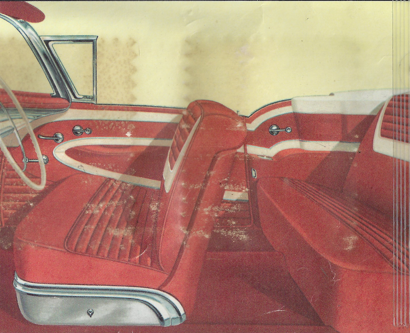 1957 Oldsmobile Super 88 Convertible Coupe Trim 329 Complete Interior