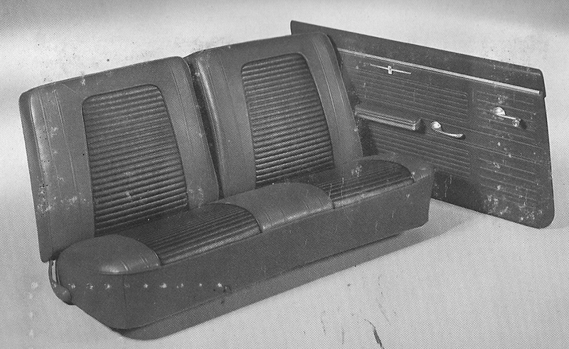 1964 Pontiac Tempest Custom 2-Door Sports Coupe Trim 09 Complete Interior