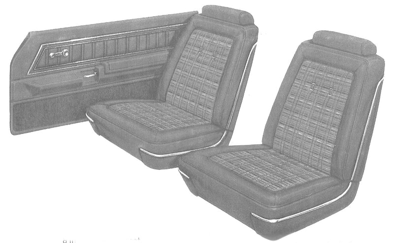 1978 Ford Thunderbird 2-Door Hardtop Trim JZ Complete Interior