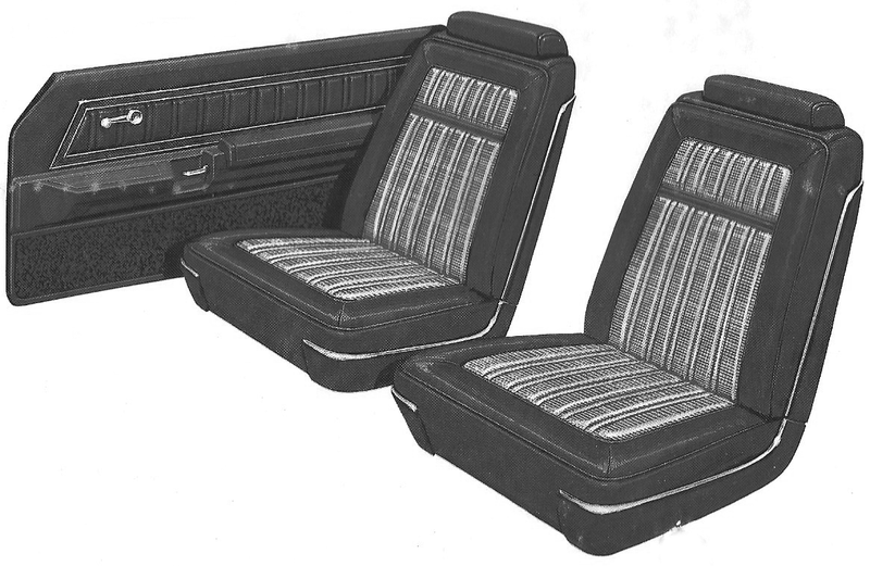 1977 Ford Thunderbird 2-Door Hardtop Trim JZ Complete Interior