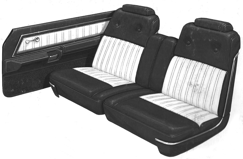 1977 Ford Thunderbird 2-Door Hardtop Trim FZ Complete Interior