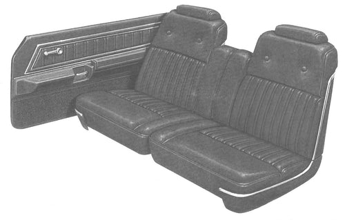 1978 Ford Thunderbird 2-Door Hardtop Trim EQ Complete Interior