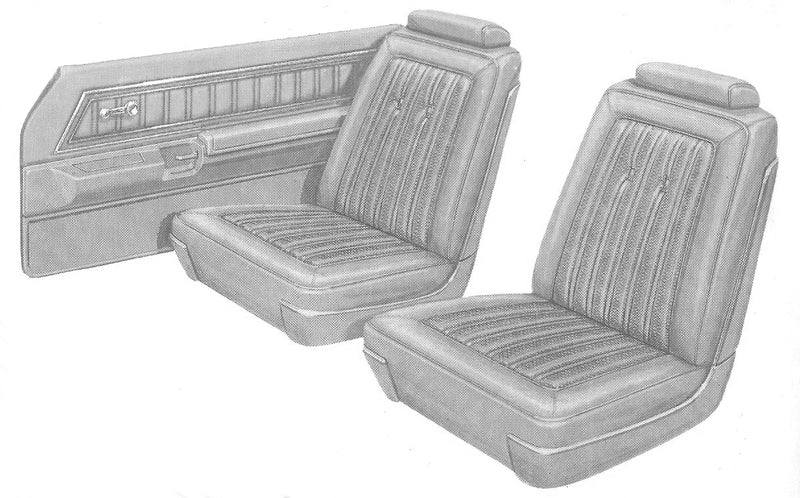1978 Ford Thunderbird 2-Door Hardtop Trim G2 Complete Interior