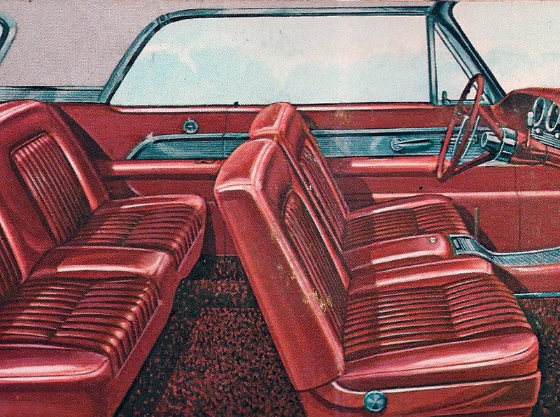 1962 Ford Thunderbird 2-Door Hardtop Trim 55 Complete Interior